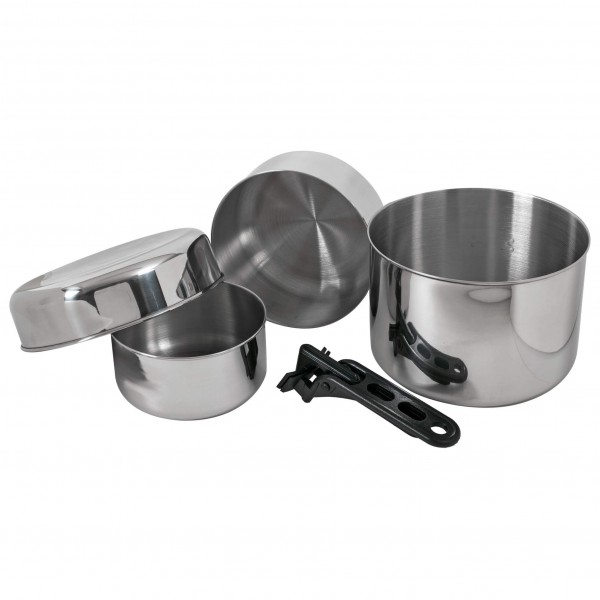 Basic Nature - Biwak Edelstahl 3 - Topf-Set