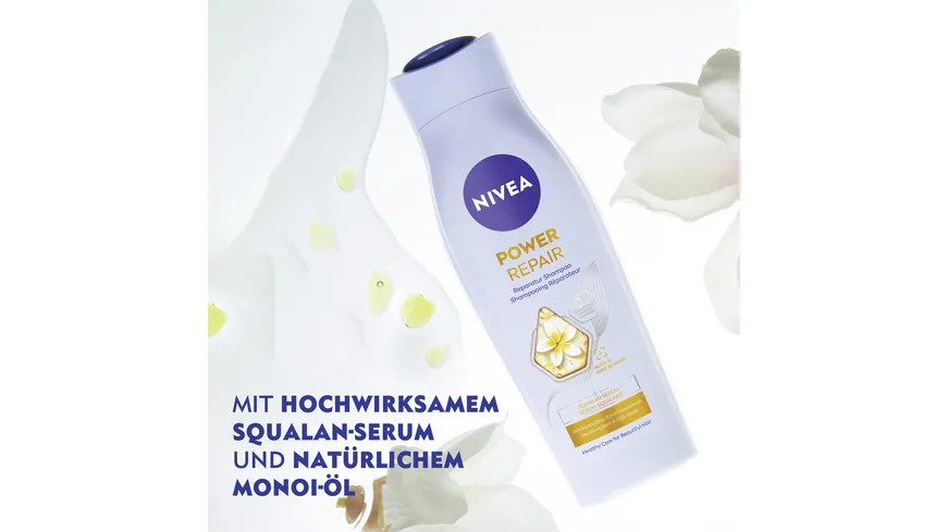 NIVEA Reparatur & Gezielte Pflege Shampoo mit Glanz Serum 250 ml