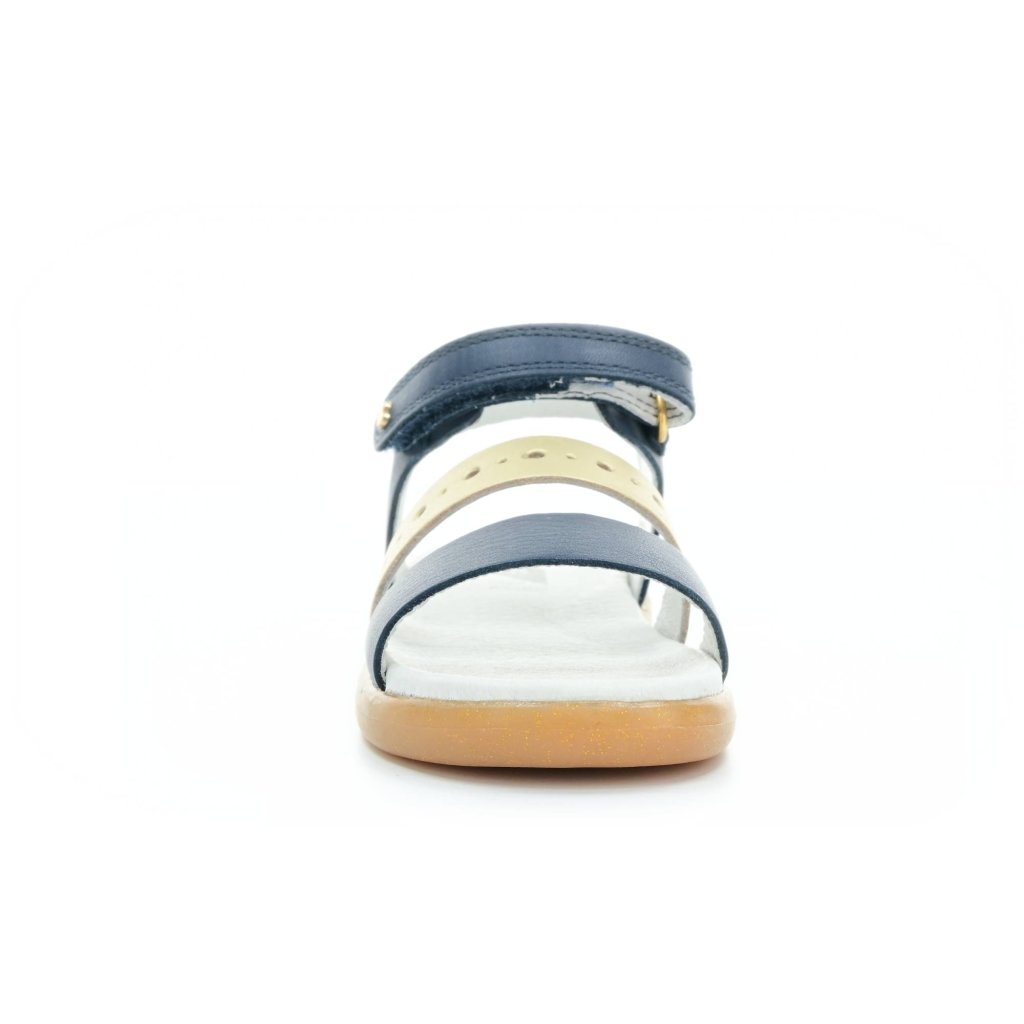 Bobux Trinity Navy / Misty Gold Sandalen