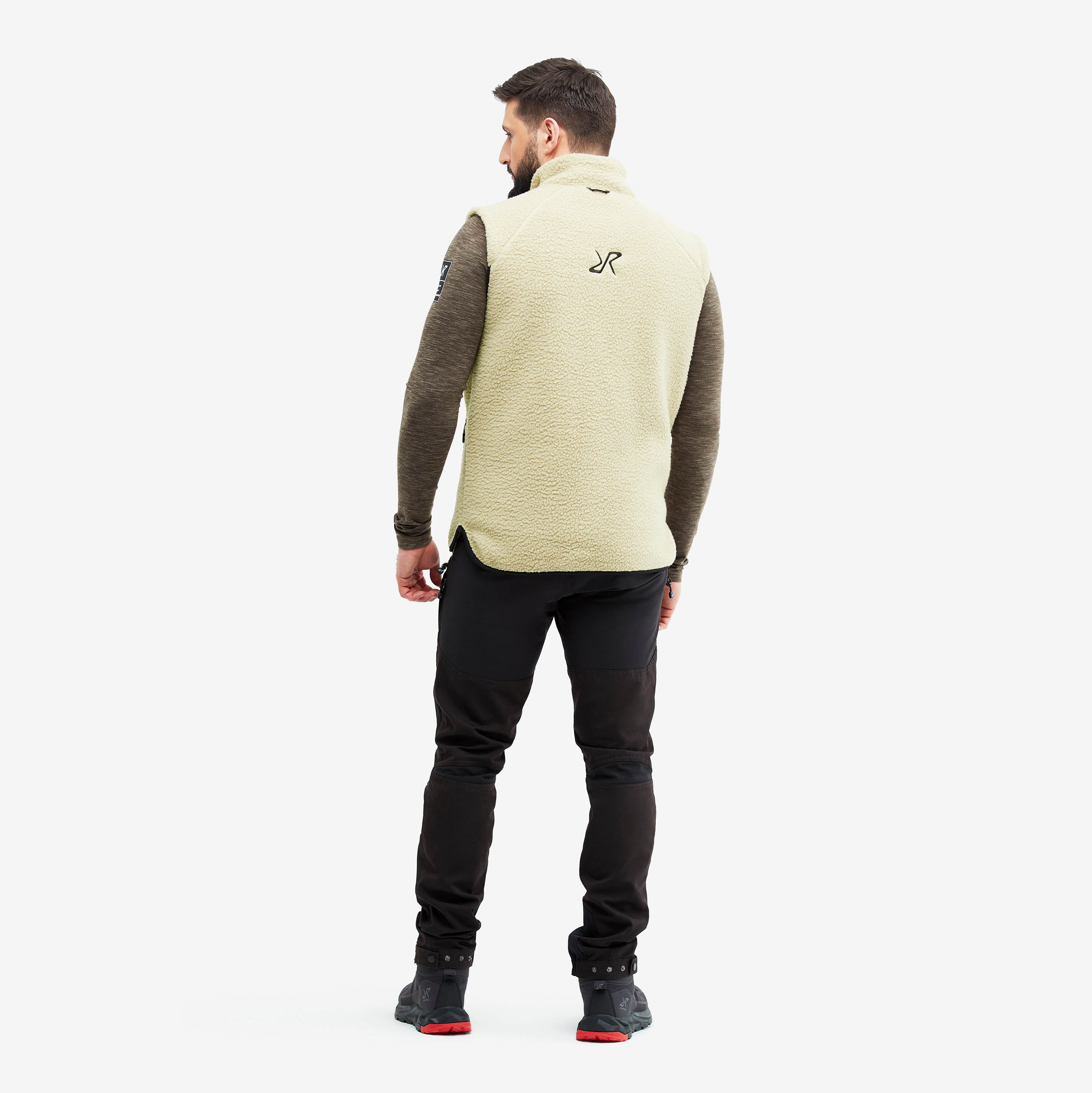 Sherpa Vest Homme Beige Khaki