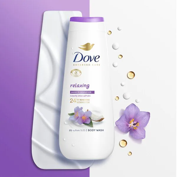 Dove Advanced Care Relaxing tusfürdő 400ml - Normál bőrre