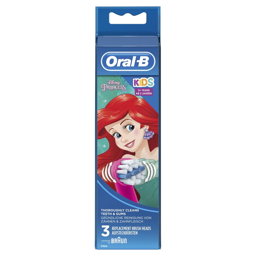 oral-b Oral-B Kids Brossettes, Lot De 3 Brossettes De Rechange