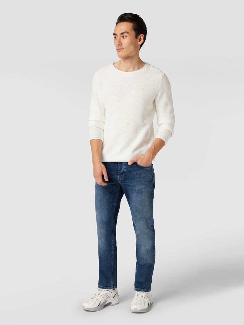 Slim Fit Jeans mit Stretch-Anteil in dunkelblau