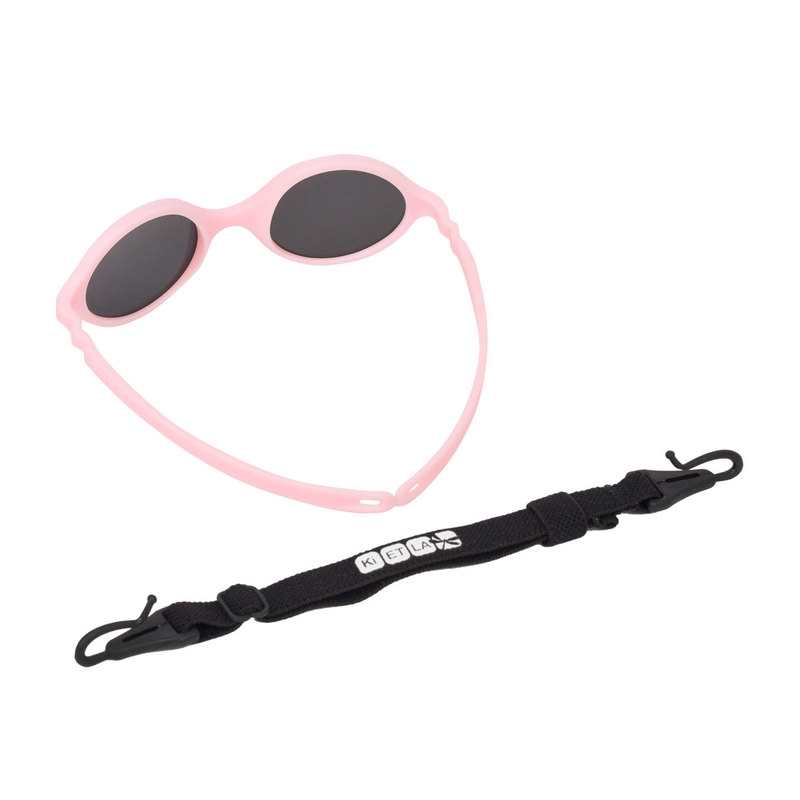 Lunettes de soleil 0-1 an Diabola 2 rose pâle Ki et La