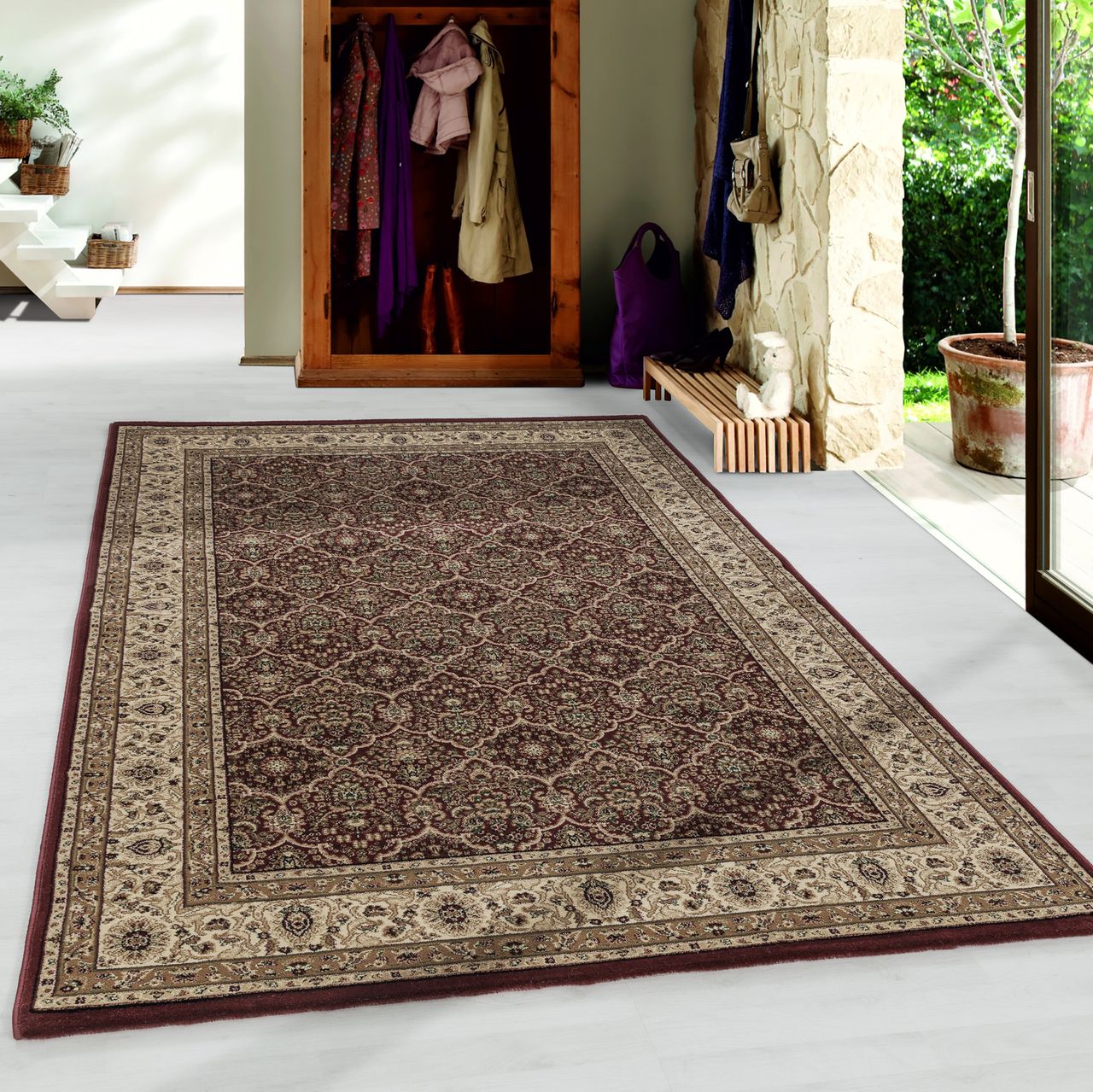 Ayyildiz Teppich, KASHMIR 2602, RED, 120 x 170 cm