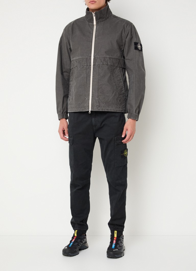 Μπουφάν Stone Island 460T1 με καπιτονέ τσέπες και λογότυπο
