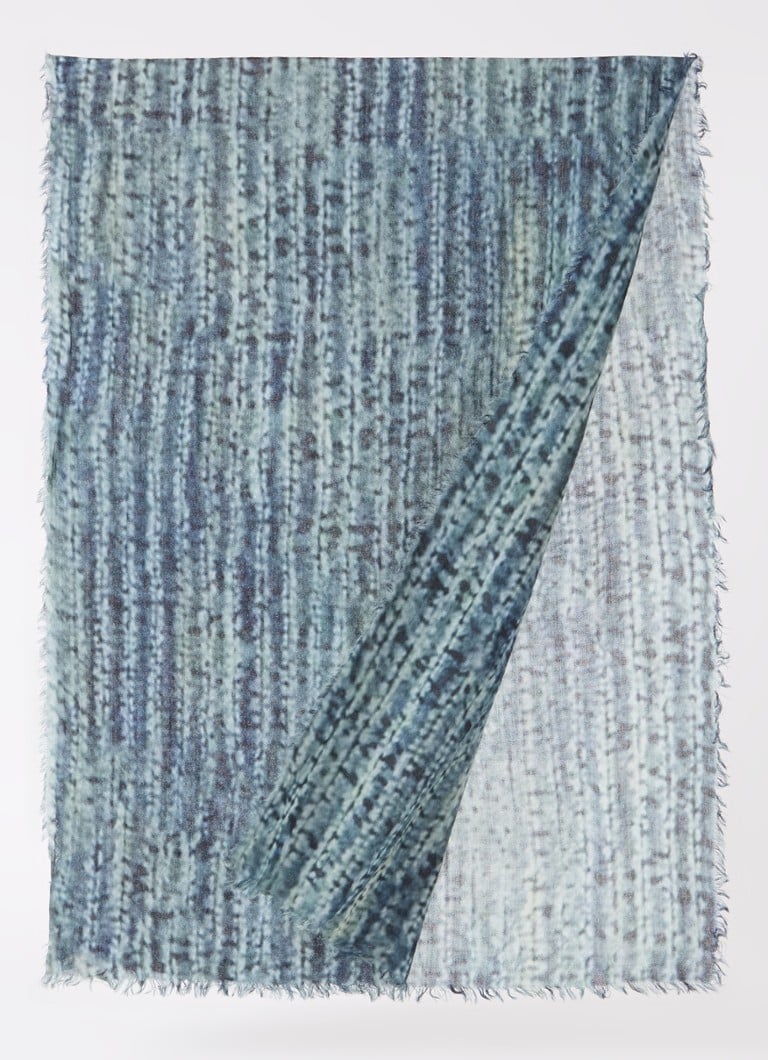 Eșarfă Delina din lână tie-dye, creată de Gerard Darel, 180 x 70 cm.