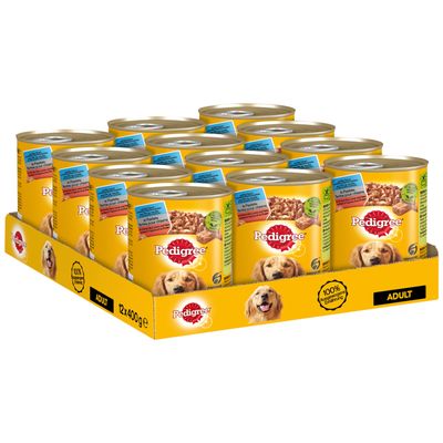Sparpaket 24 x 400 g Pedigree Adult Classic