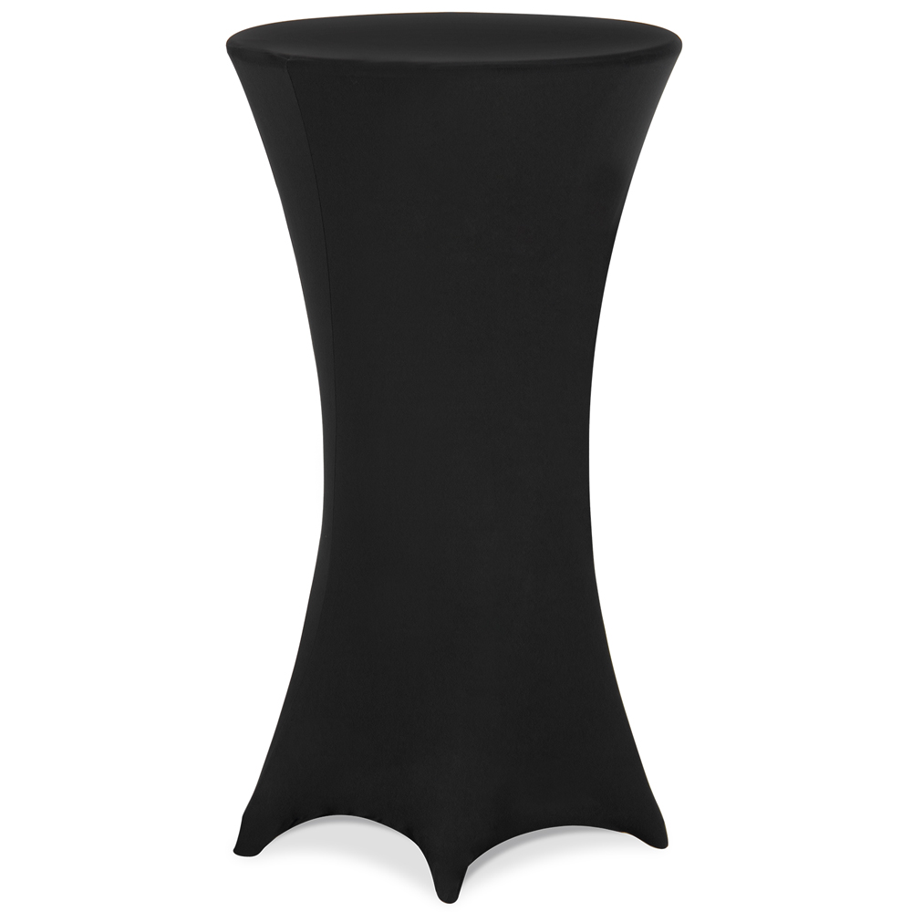 Casaria Deuba Stehtisch Husse 60 schwarz