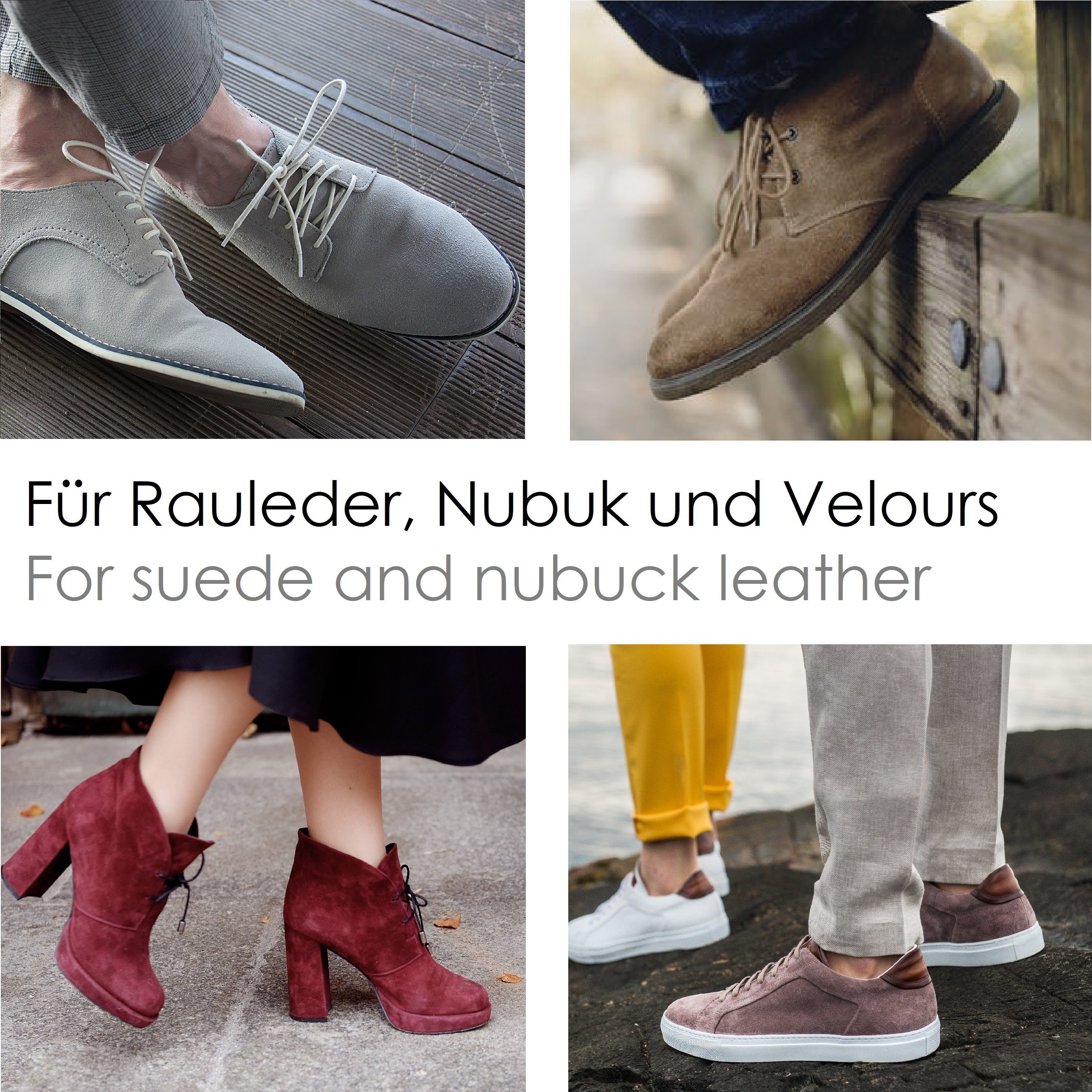 Solitaire Suede & Nubuck Spray - Velours Nubuk Pflege Leder-Pflegespray