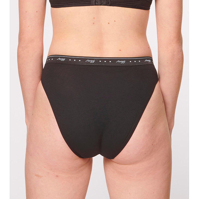 Sloggi Sloggi 3-pk str 48 sort, Tai