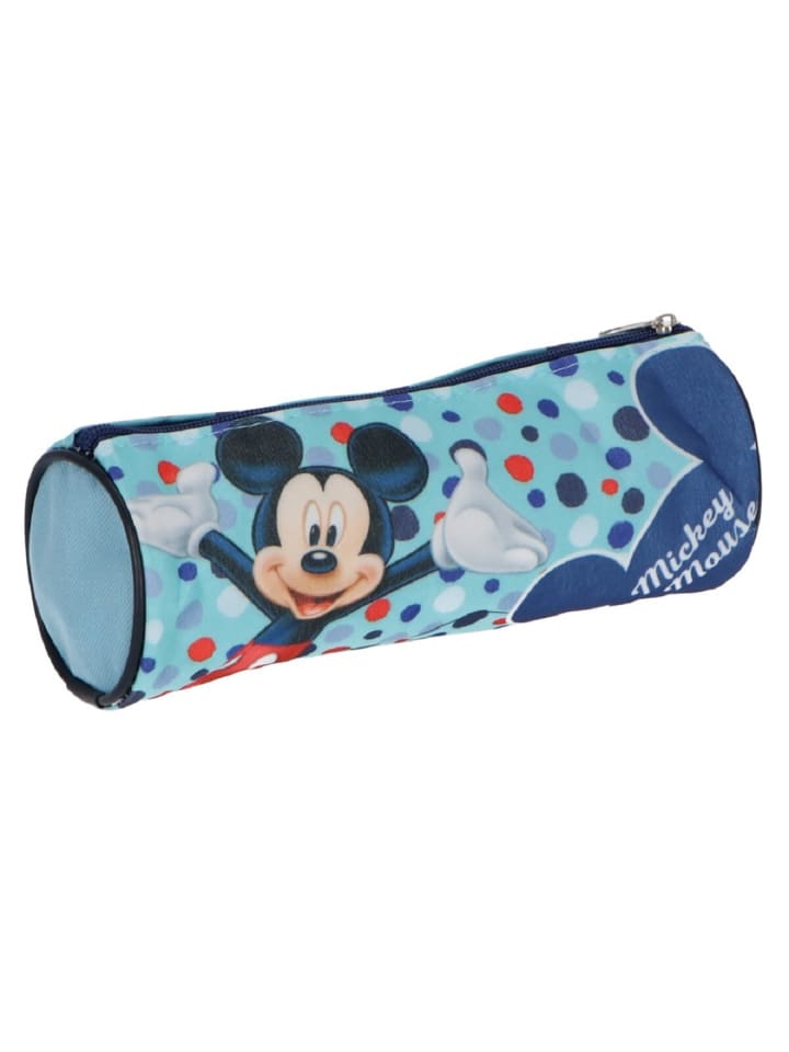 Disney Mickey Mouse Mickey Maus Stifteetui – Stylisches Federmäppchen Schule und Freizeit in Blau günstig kaufen onesize