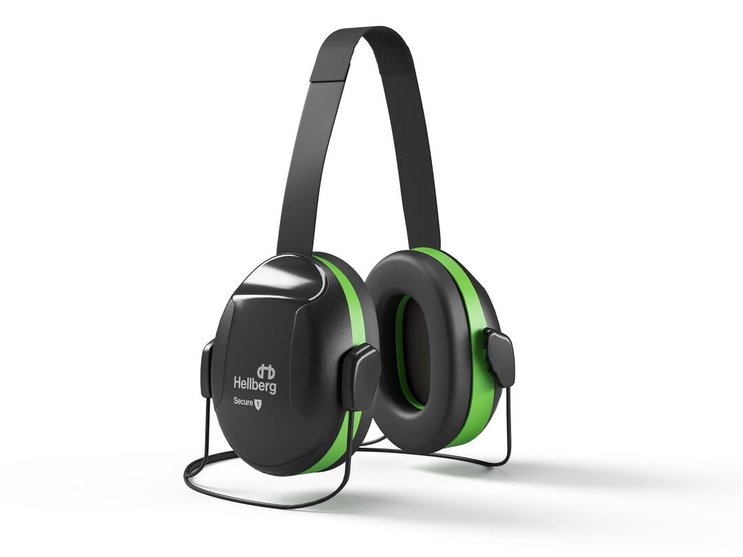 Hellberg 43001-001 SECURE 1N chrániče sluchu s nákrčníkom, odstup signálu od šumu 26 dB, úroveň 1