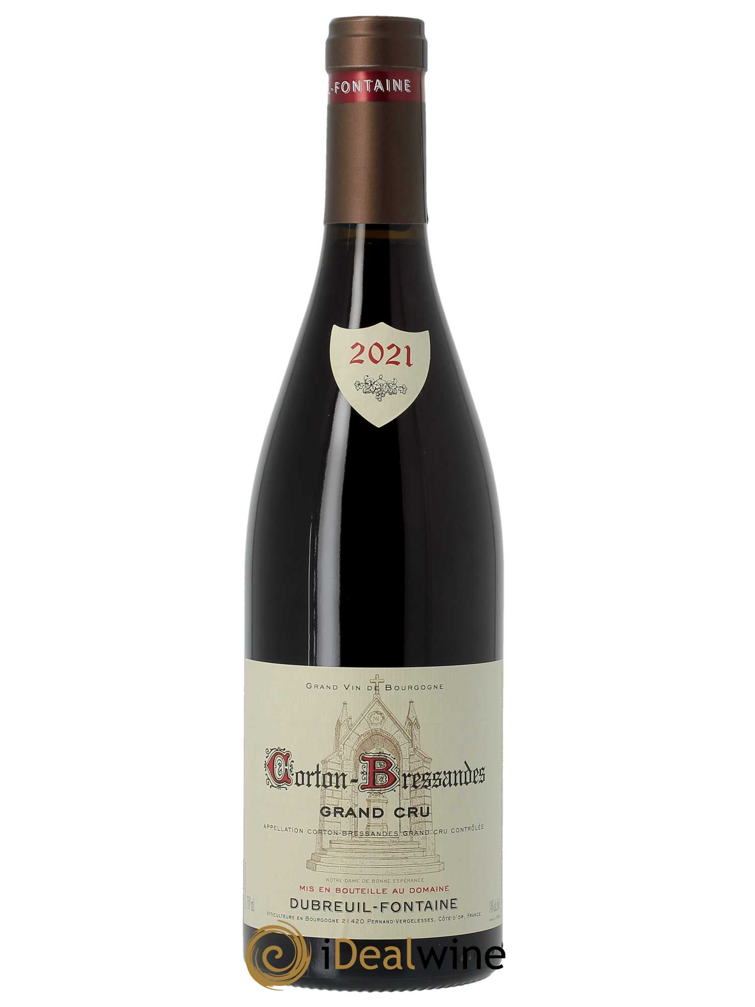Corton Grand Cru Bressandes Domaine Dubreuil Fontaine  2021 - Lot de 1 Bouteille