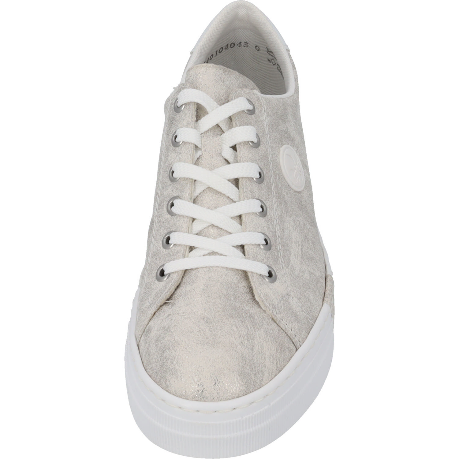 Rieker N49W1, Schnürschuhe, Damen, beige-gold/weiss