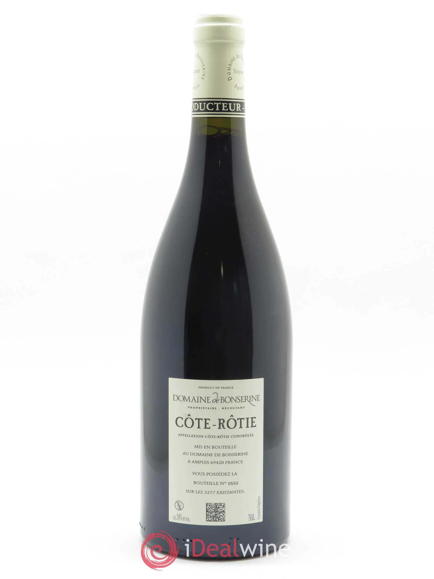 Côte-Rôtie La Garde Bonserine (Domaine de)  2017 - Lot de 1 Bouteille