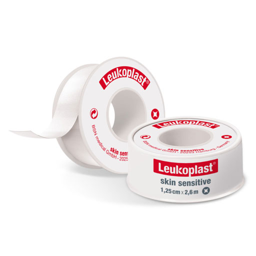 LEUKOPLAST Skin Sensitive 1,25 cmx2,6 m m.Schutzr.  1 St  Pflaster