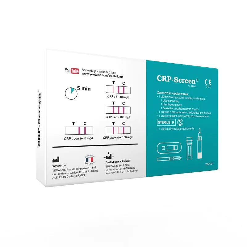 LabHome CRP-Screen, μια εξέταση αίματος για τα επίπεδα πρωτεΐνης CRP