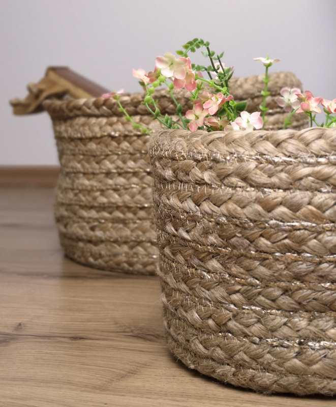 Set de 3 paniers de rangement ABHA