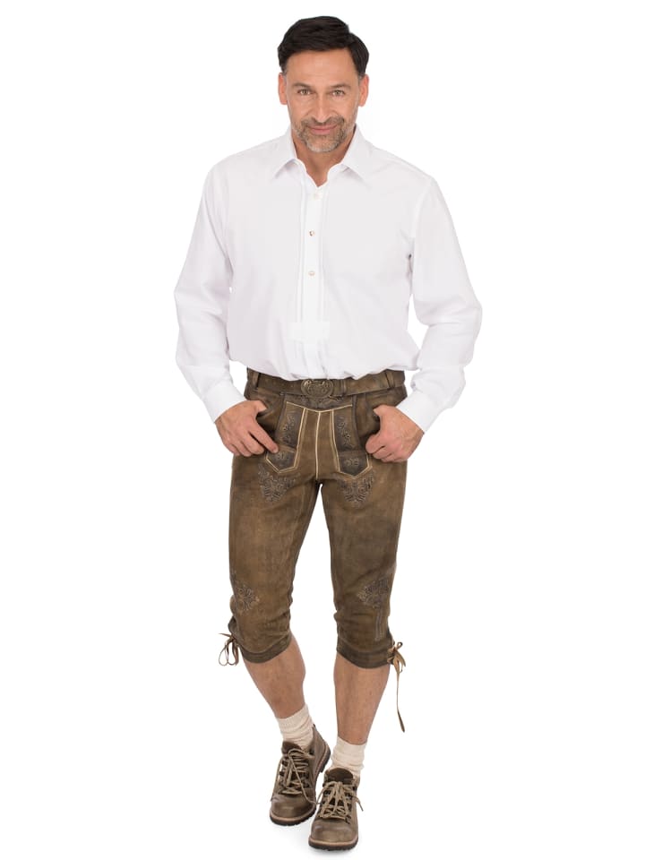 Almsach Langarmhemd LF102 in weiß günstig kaufen