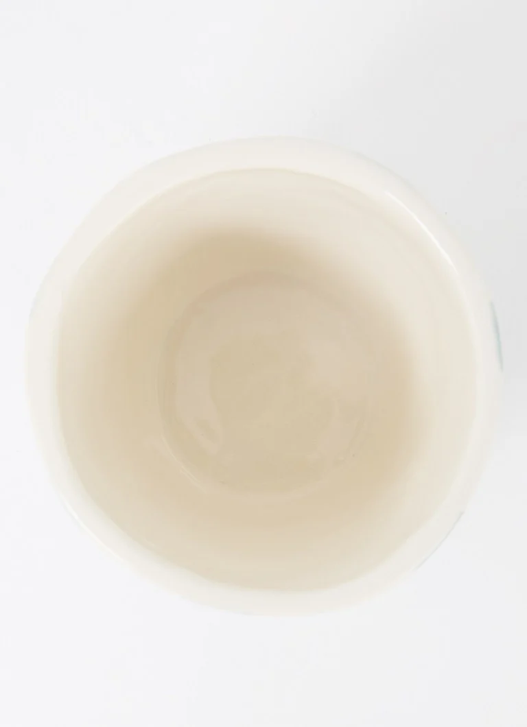 Taza de café espresso Anna + Nina Stripe de 10 cl