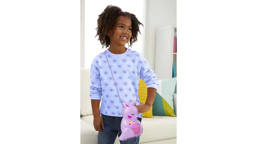 Polly Pocket Mama & Joey Känguru Schatulle, inkl. Figuren & Zubehör