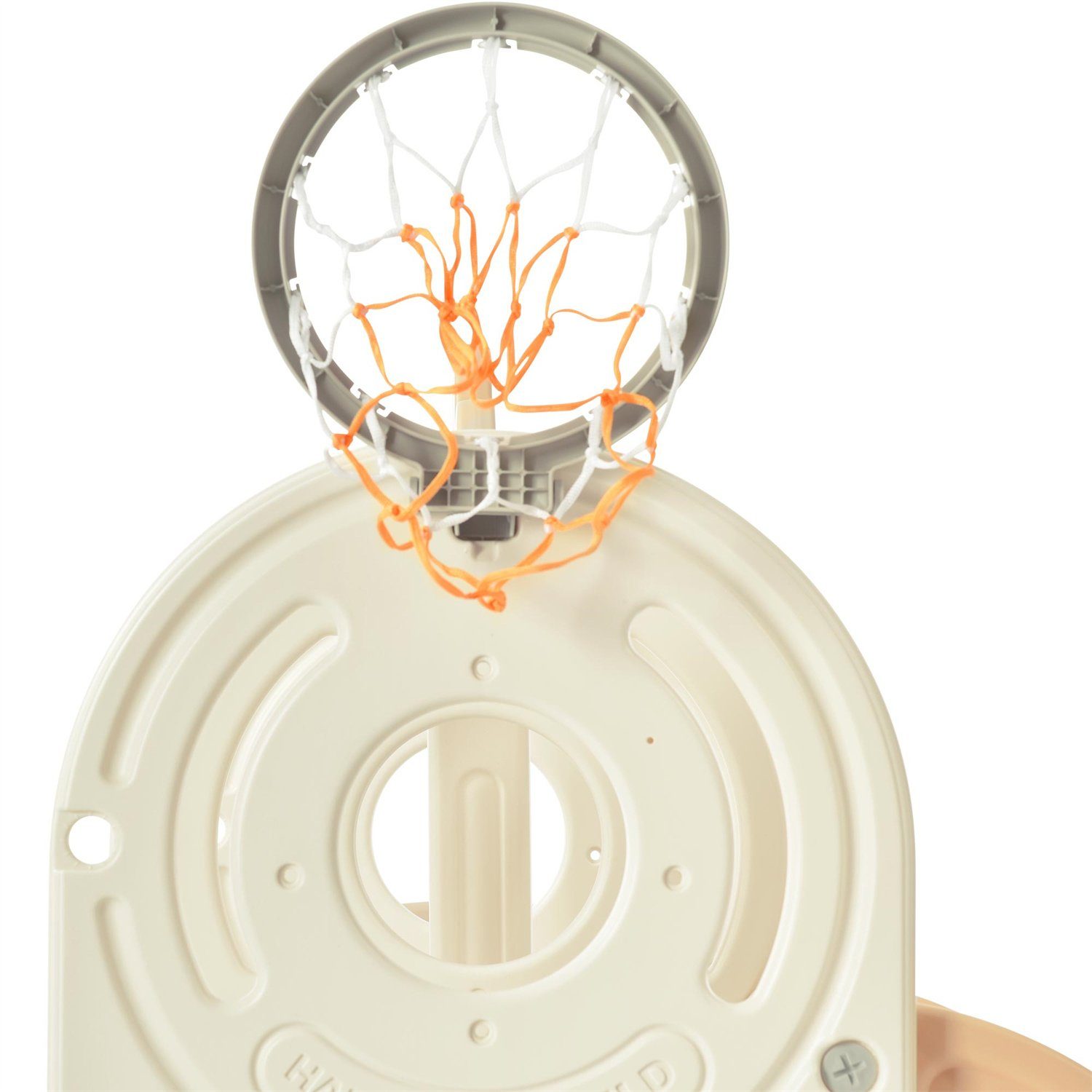 Fangqi Indoor-Rutsche 4-in-1-Kinderrutsche, Indoor-Spielzeug, Rutschenset,Weihnachtsgeschenk, (mit Bus, Rutsche, Aktivitätsleiter, Basketballkorb und passenden Basketbällen)