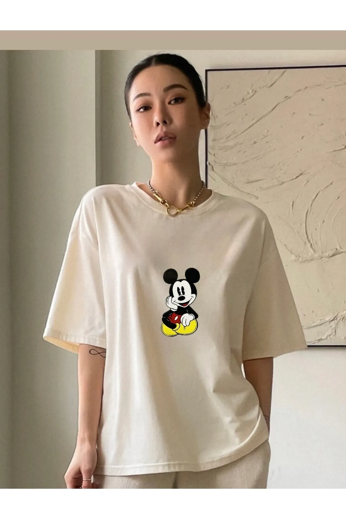 My Blog  T-Shirt mit Mickey-Mouse-Aufdruck