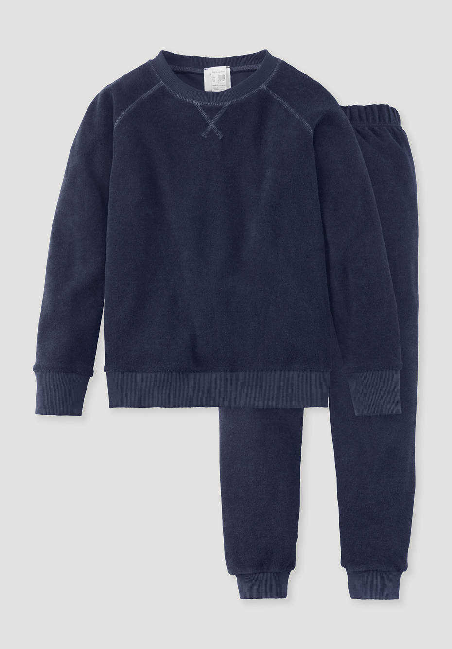 Frottee Pyjama aus reiner Bio-Baumwolle