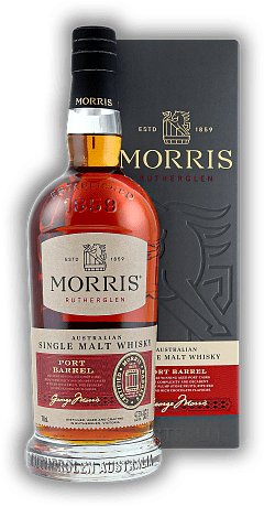 Morris Australian Single Malt Port Barrels 47,5% Morris Australian Single Malt Port Barrels 47,5%  0,7	 Liter - Vol 47,5%