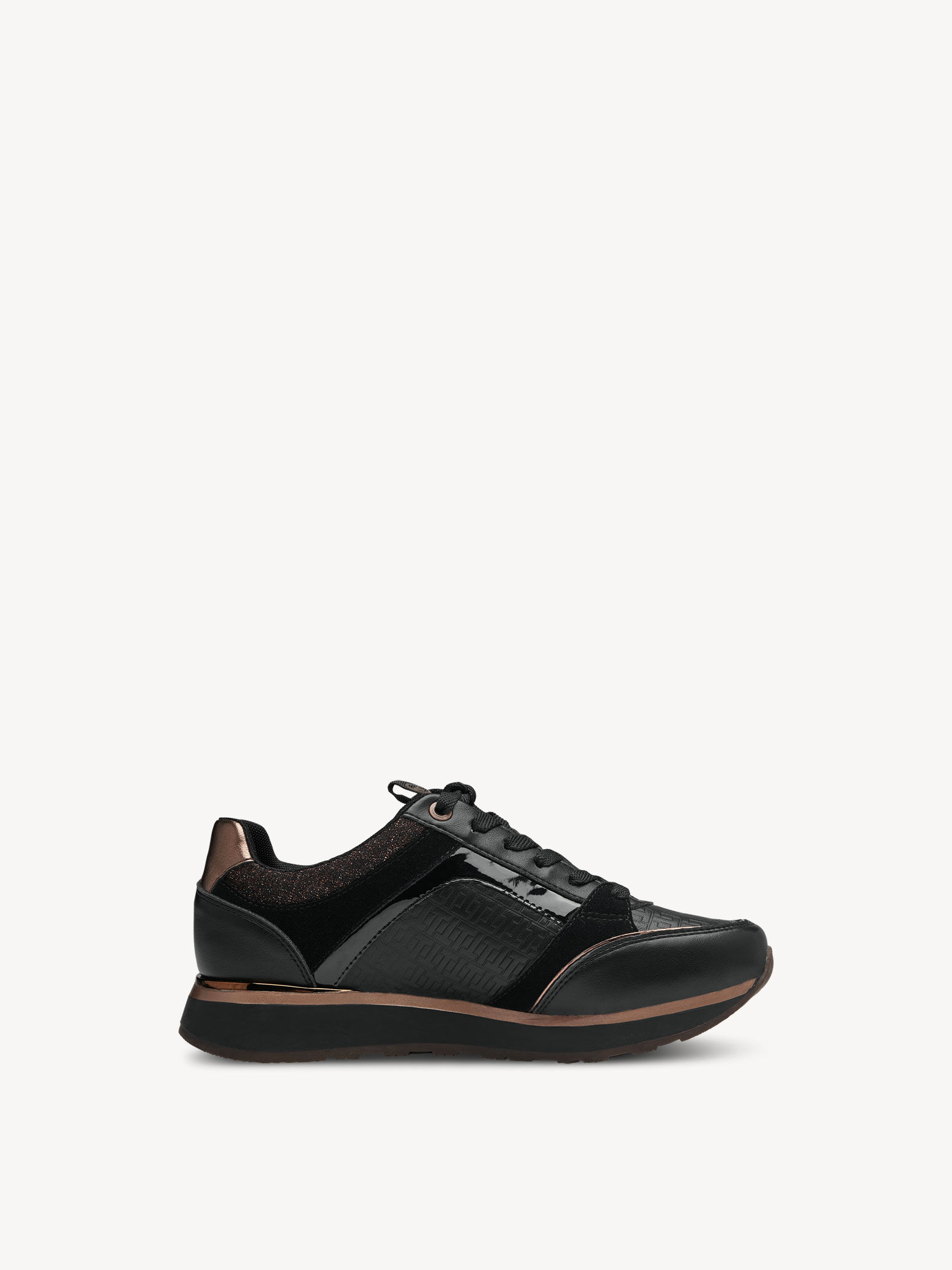 Basket en cuir - noir