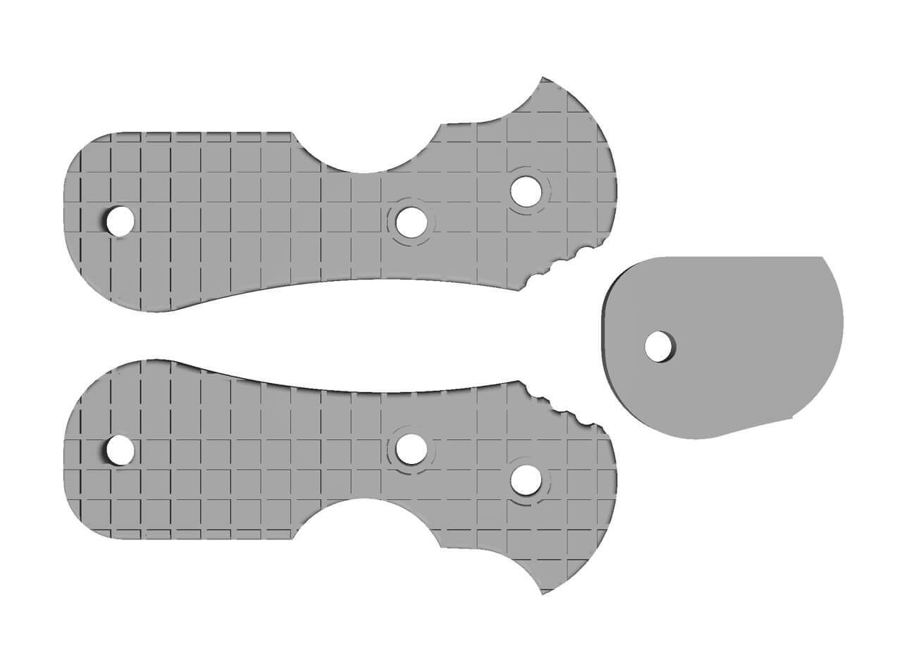 Urd 2.0 Vierfingergriff 3D-Modell
