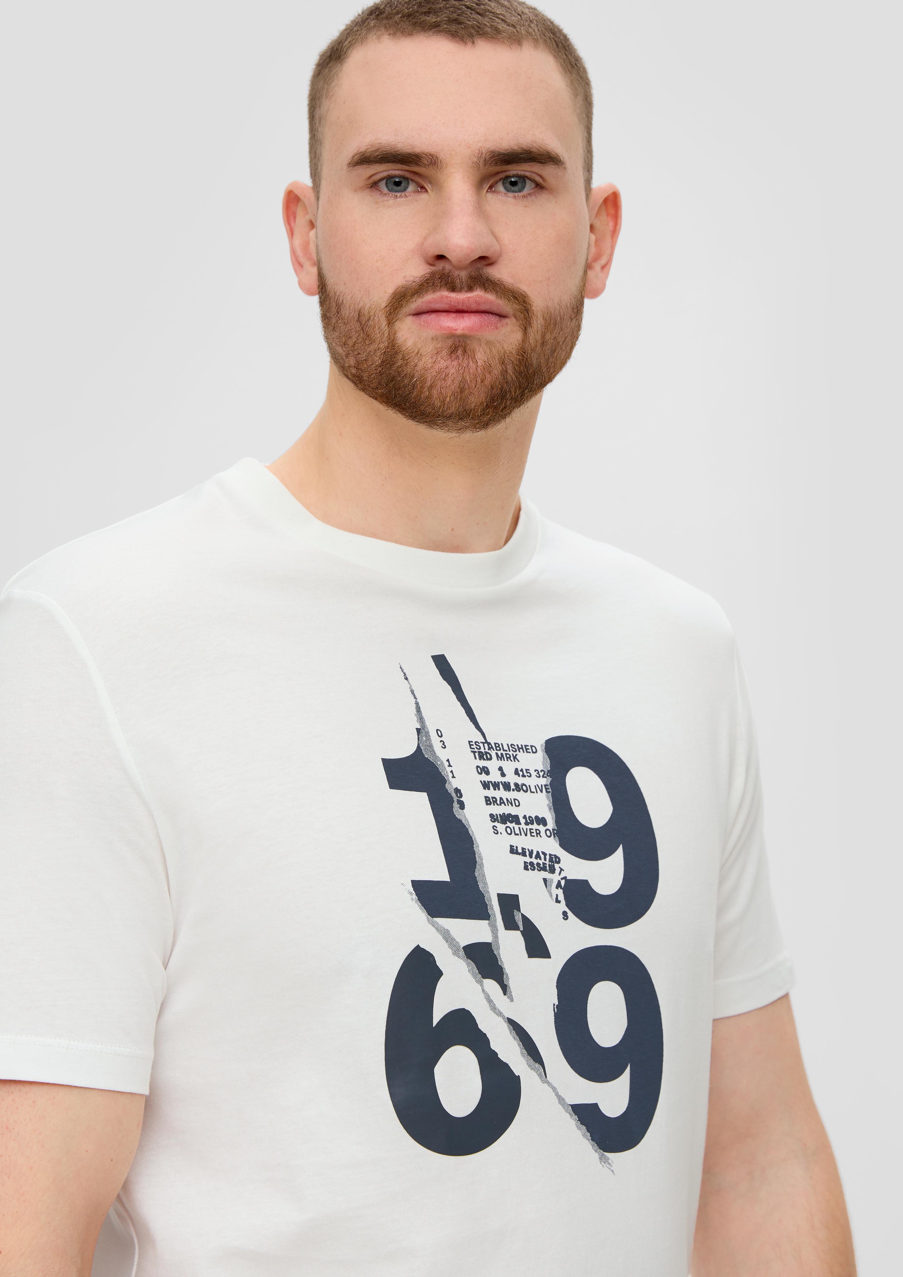 T-Shirt mit Frontprint  2143448-01D2