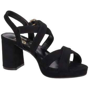 Barbarella Sandale in schwarz