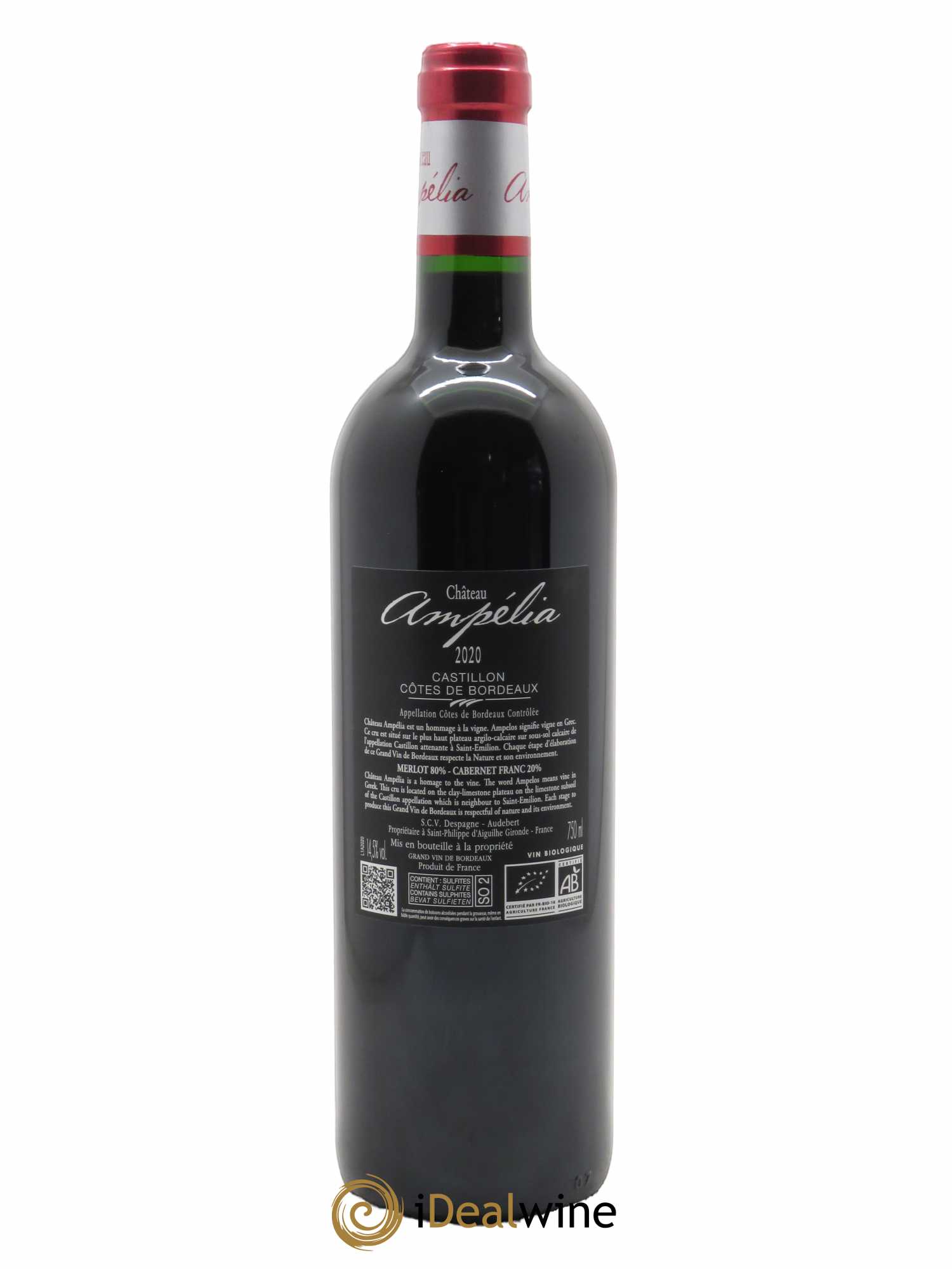 Château Ampélia  2020 - Lot de 1 Bouteille