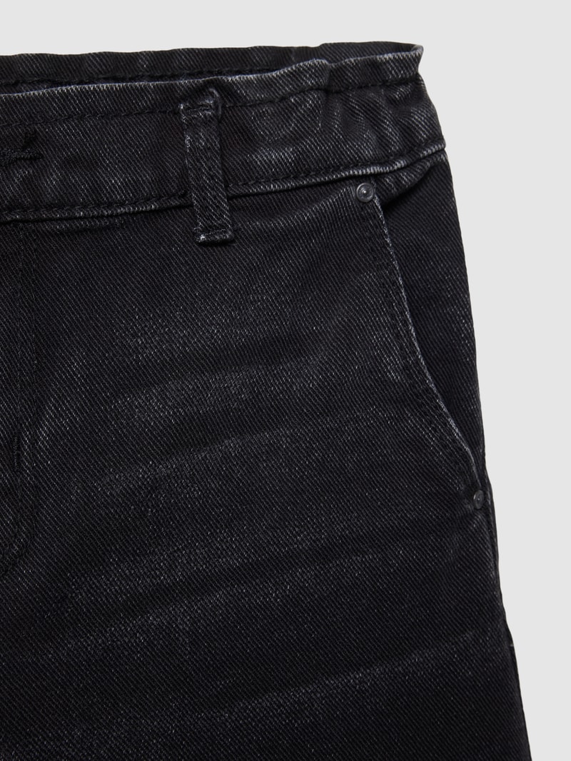 Jeans mit französischen Eingrifftaschen Modell 'COMET' in schwarz