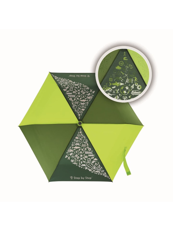 Step by Step Regenschirm Magic Rain EFFECT Lime in Grün günstig kaufen onesize