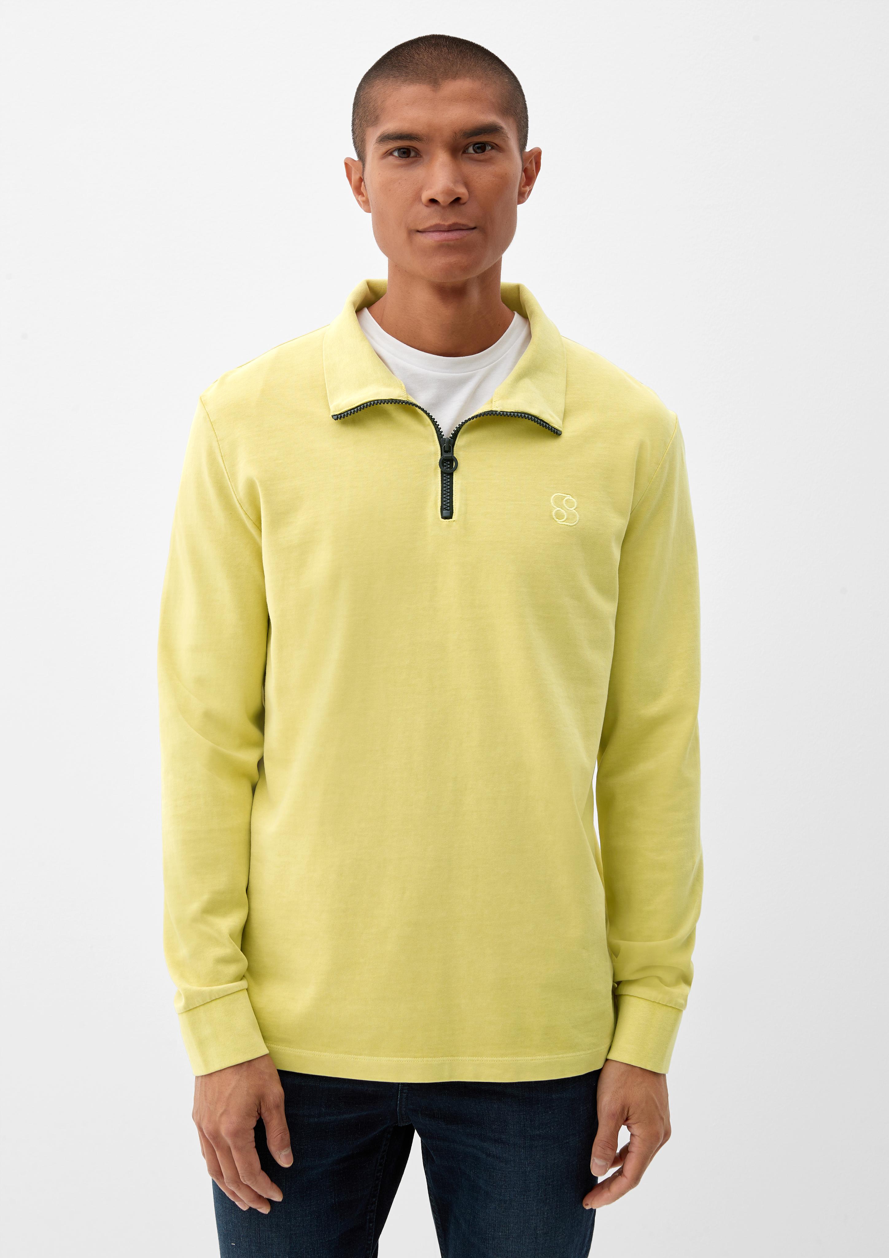 Shirt mit Troyer-Kragen  2119211-1504