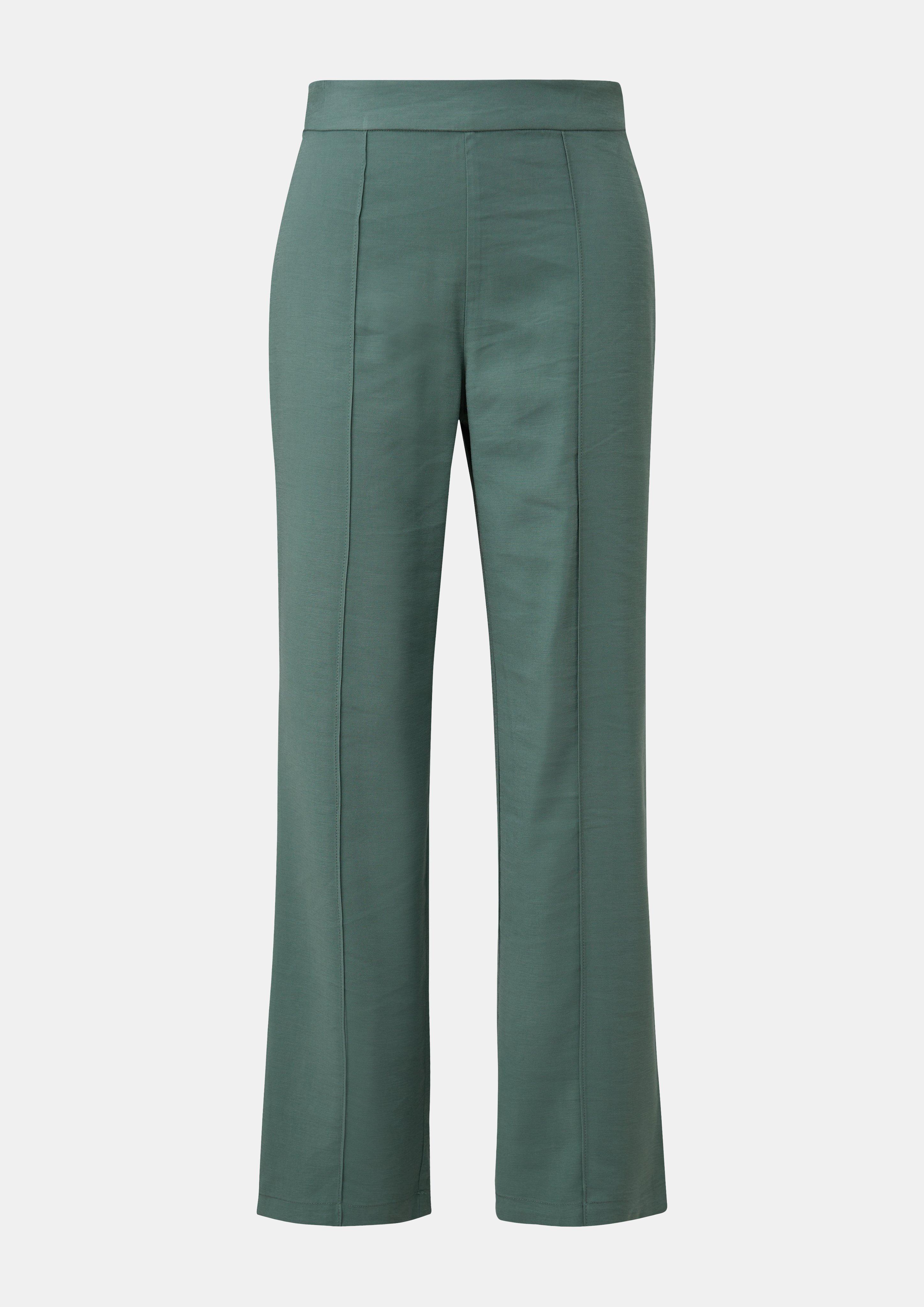 Regular: Twill-Hose mit Reißverschluss - 7819