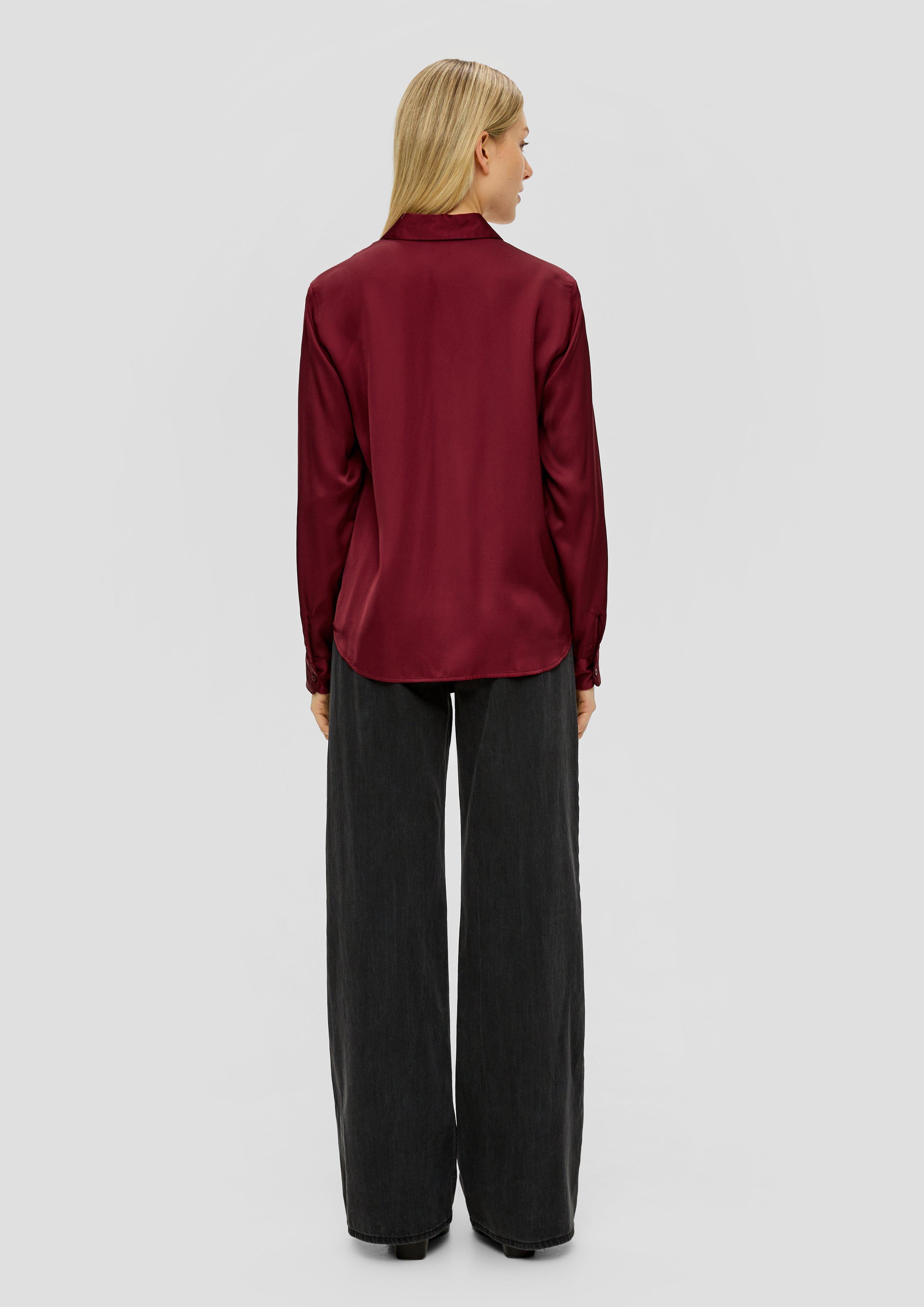 Satinbluse aus reiner Viskose  2139281-3871