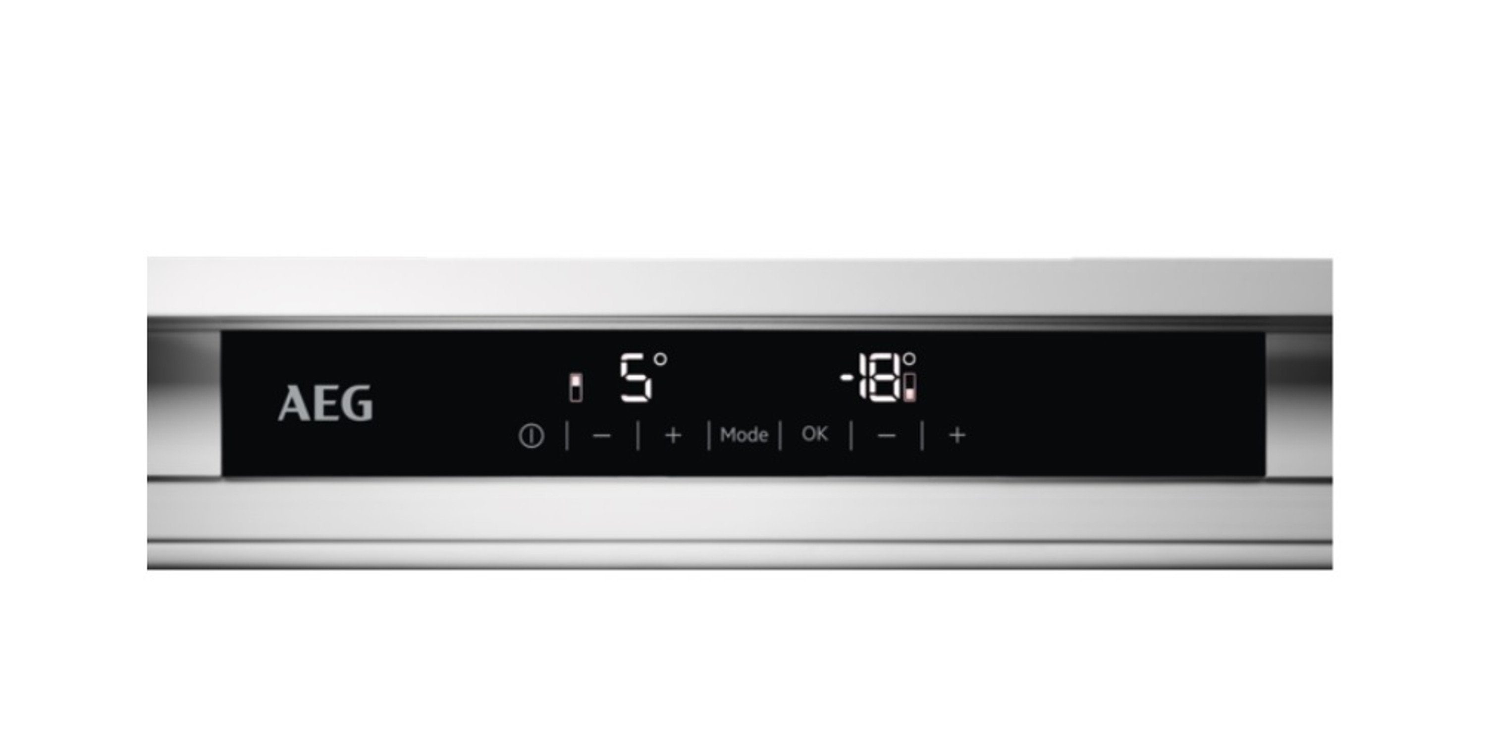 AEG Einbaukühlgefrierkombination SCE818E5TC, 176.9 cm hoch, 55.6 cm breit, CustomFlex – Flexibles Türablagesystem / NoFrost / Festtür