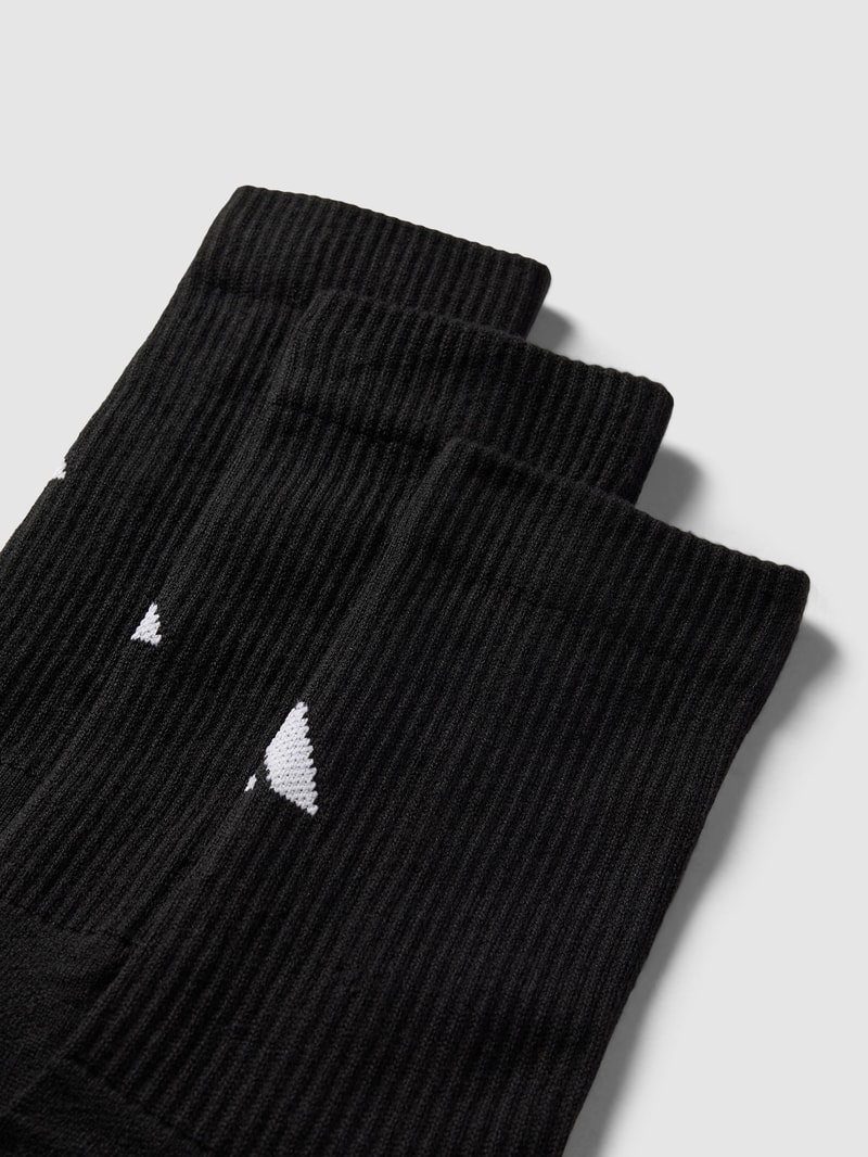 Socken mit Label-Detail im 3er-Pack in schwarz