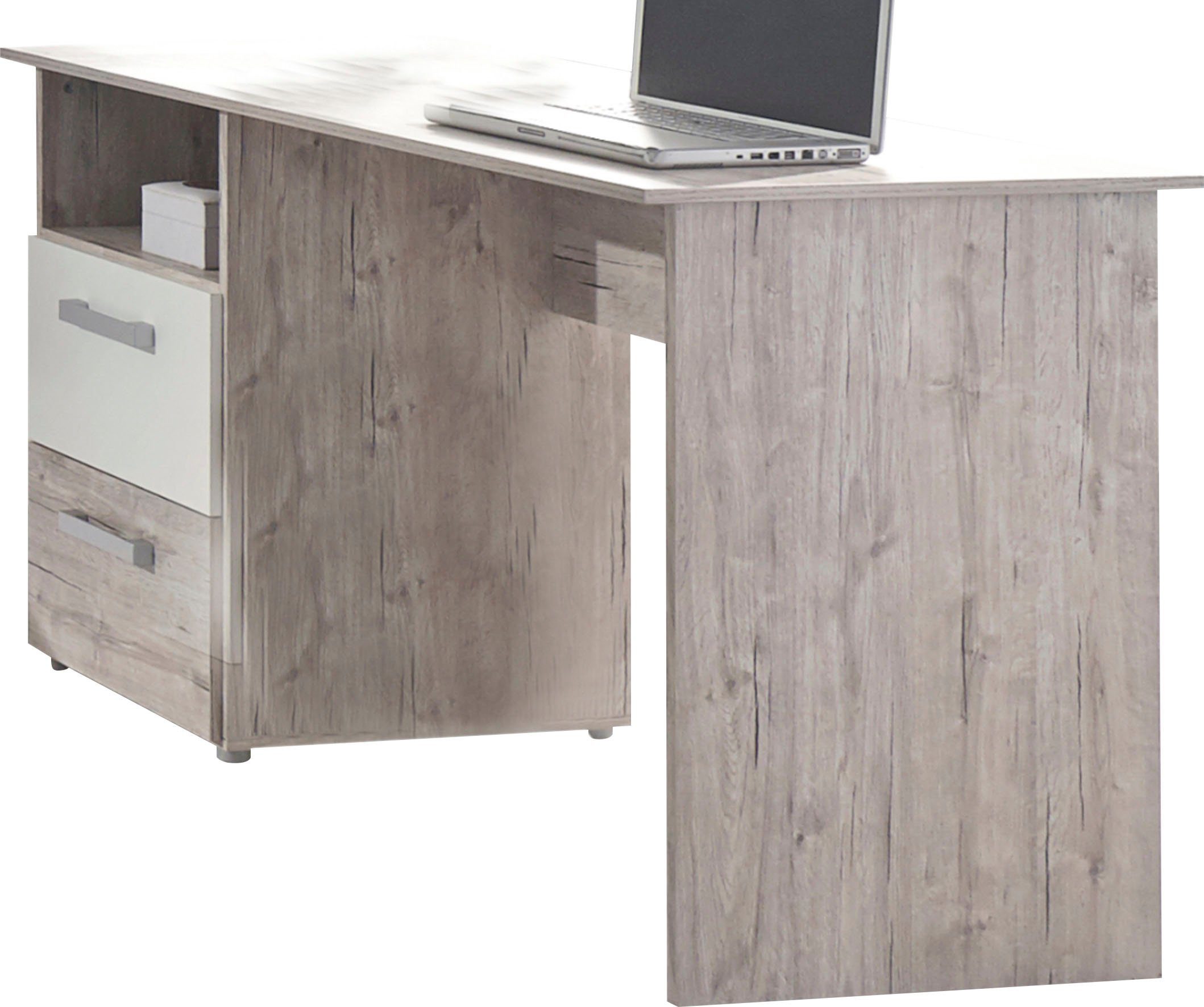arthur berndt Jugendzimmer-Set Bente, Bestseller! Viel Stauraum, (Set, 5-St., Bett + 4 trg. Schrank + Schreibtisch + Standregal + Lowboard), komplettes Jugend- und Kinderzimmer, auch toll für kleinere Räume