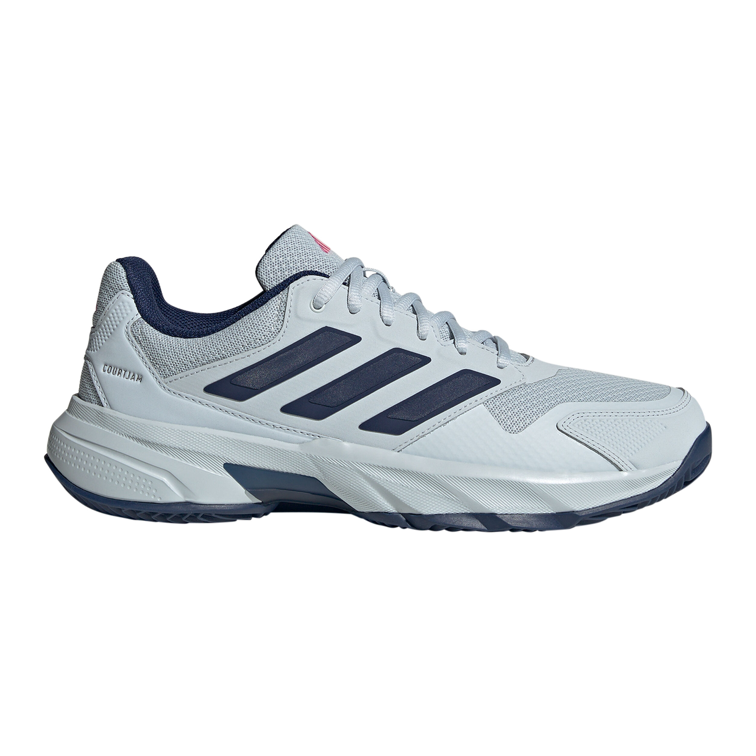 CourtJam Control 3 Sandplatzschuh Herren - Hellgrau, Dunkelblau