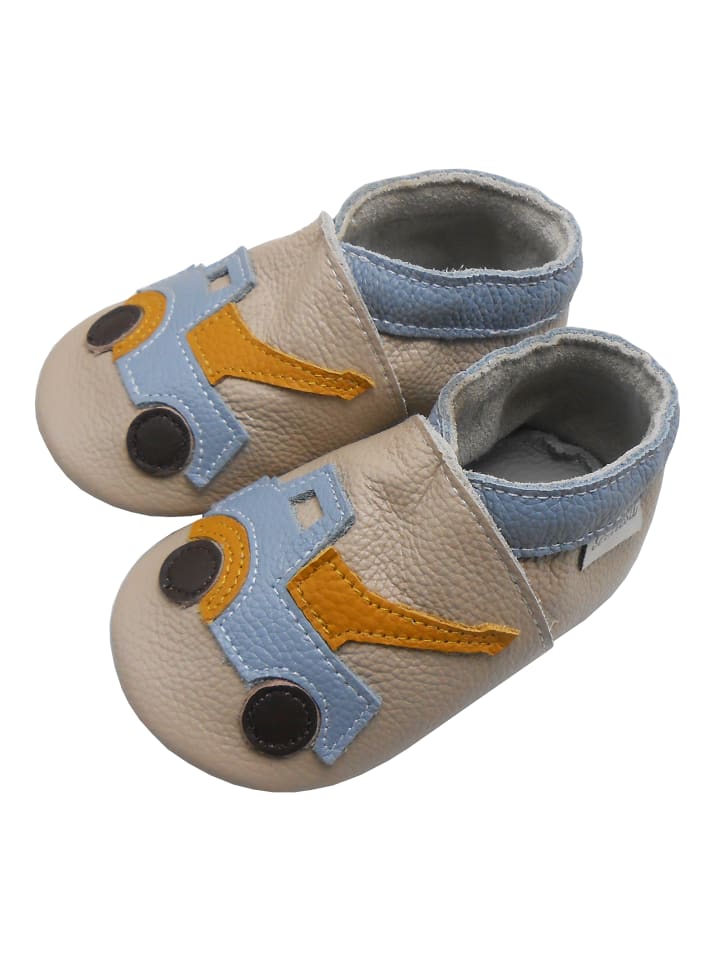 Yalion Baby Krabbelschuhe in Kran Beige günstig kaufen
