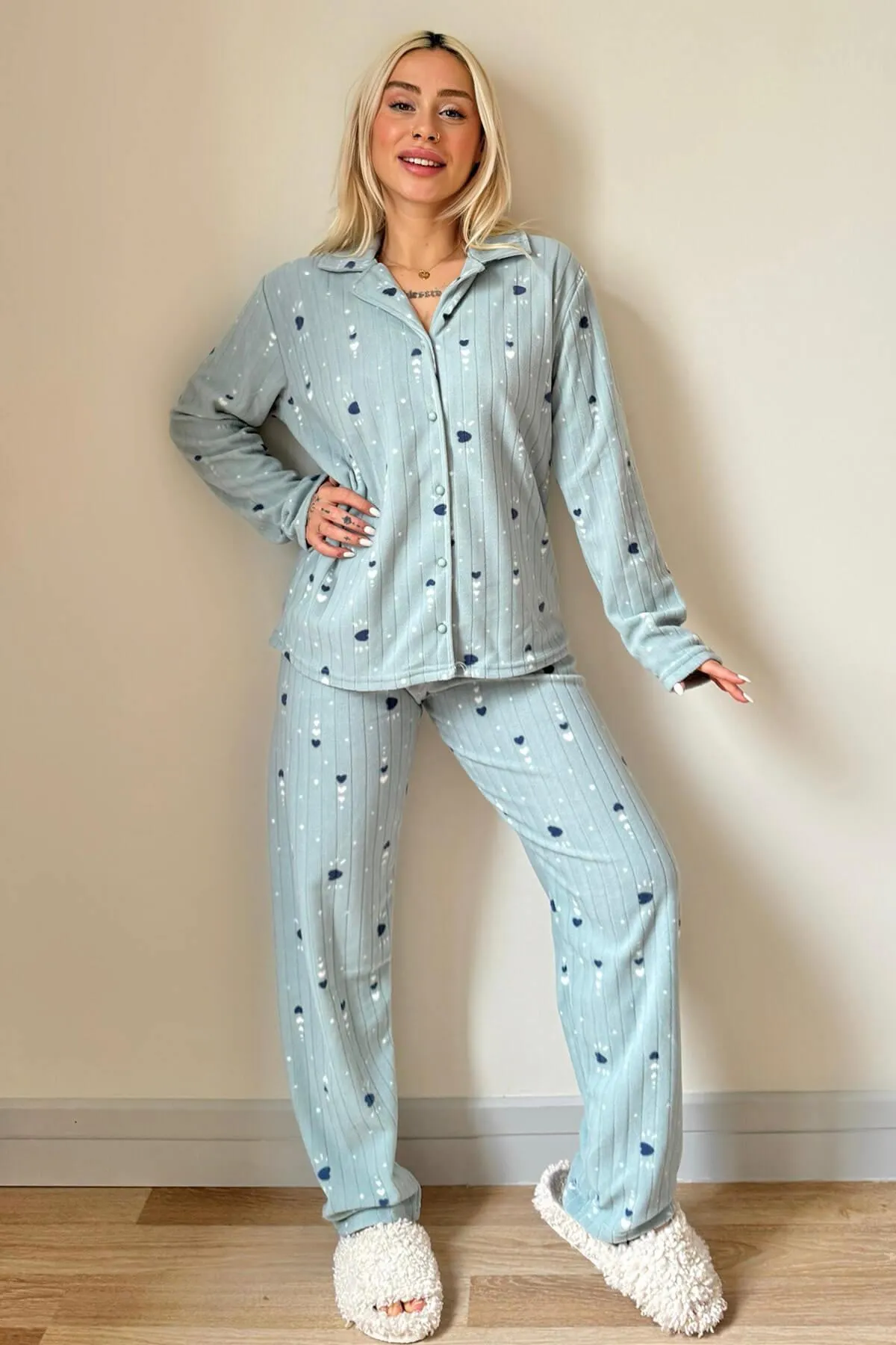 Pijamaevi  Pyjama set - Grün - Print