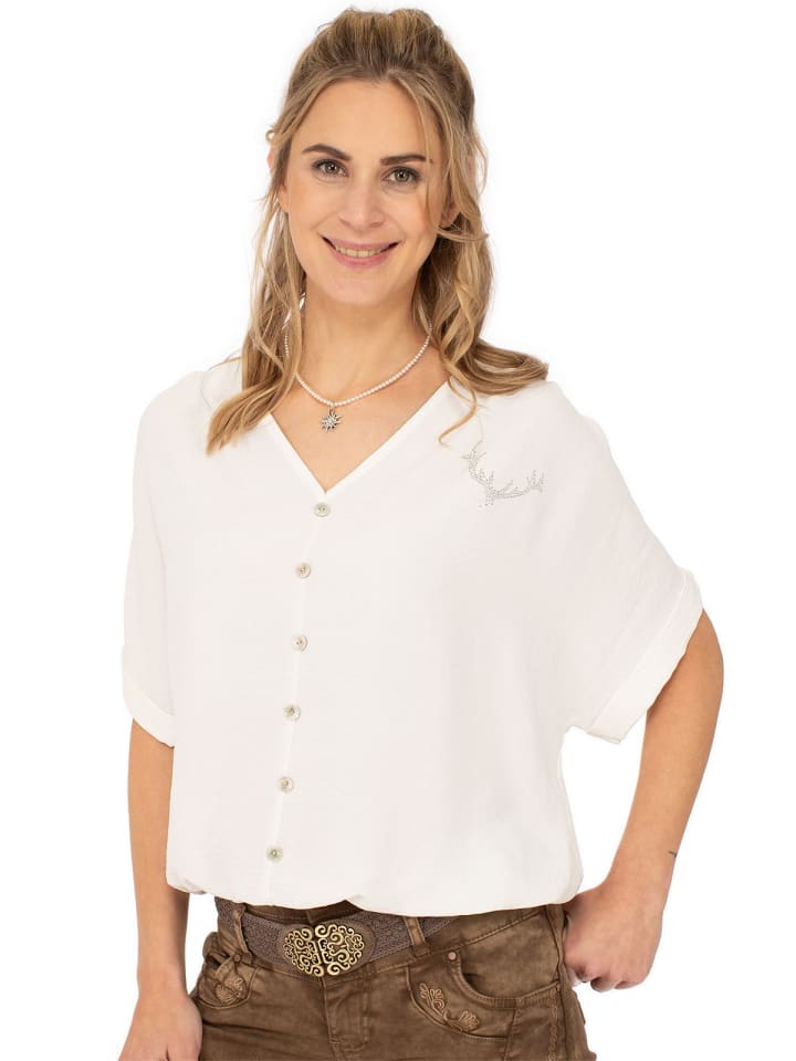 Hangowear Bluse FABIOLA in offwhite günstig kaufen XXL