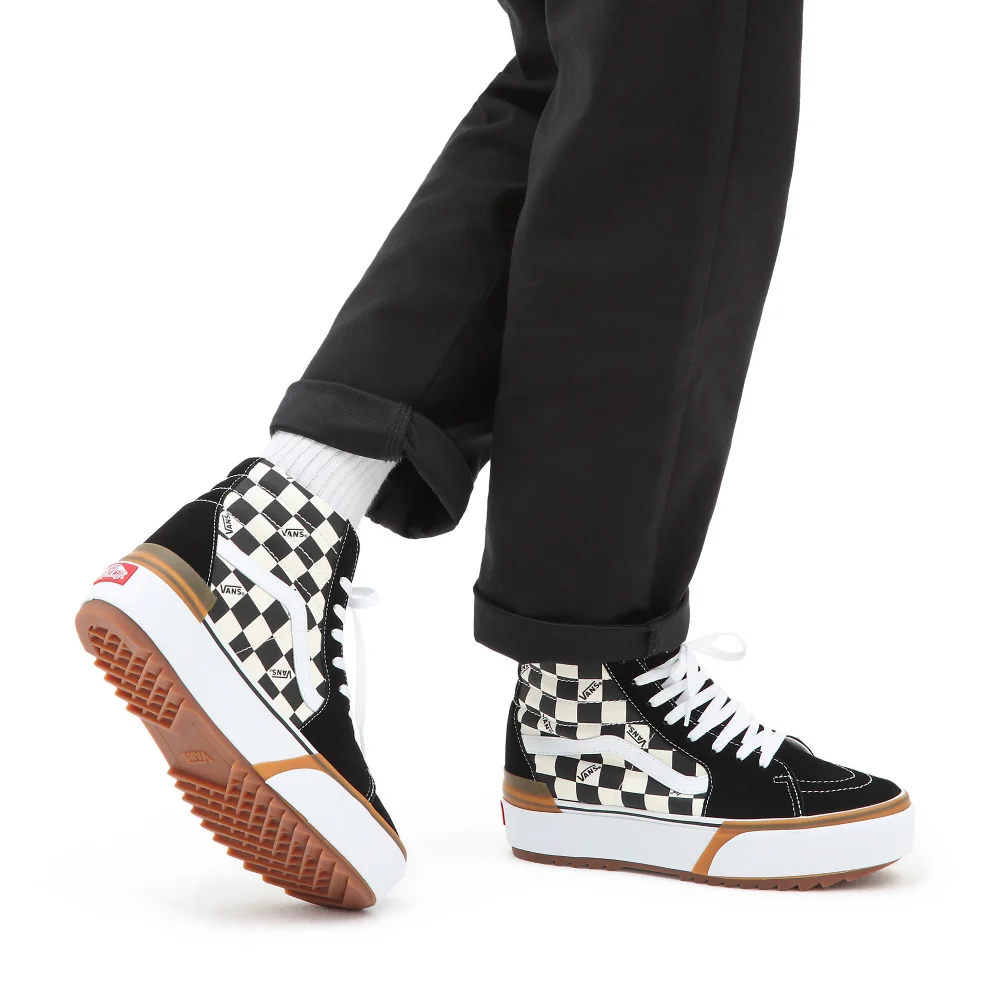 Vans SK8 Hi Stacked Checkerboard VN0A4BTWVLV1 / bunt