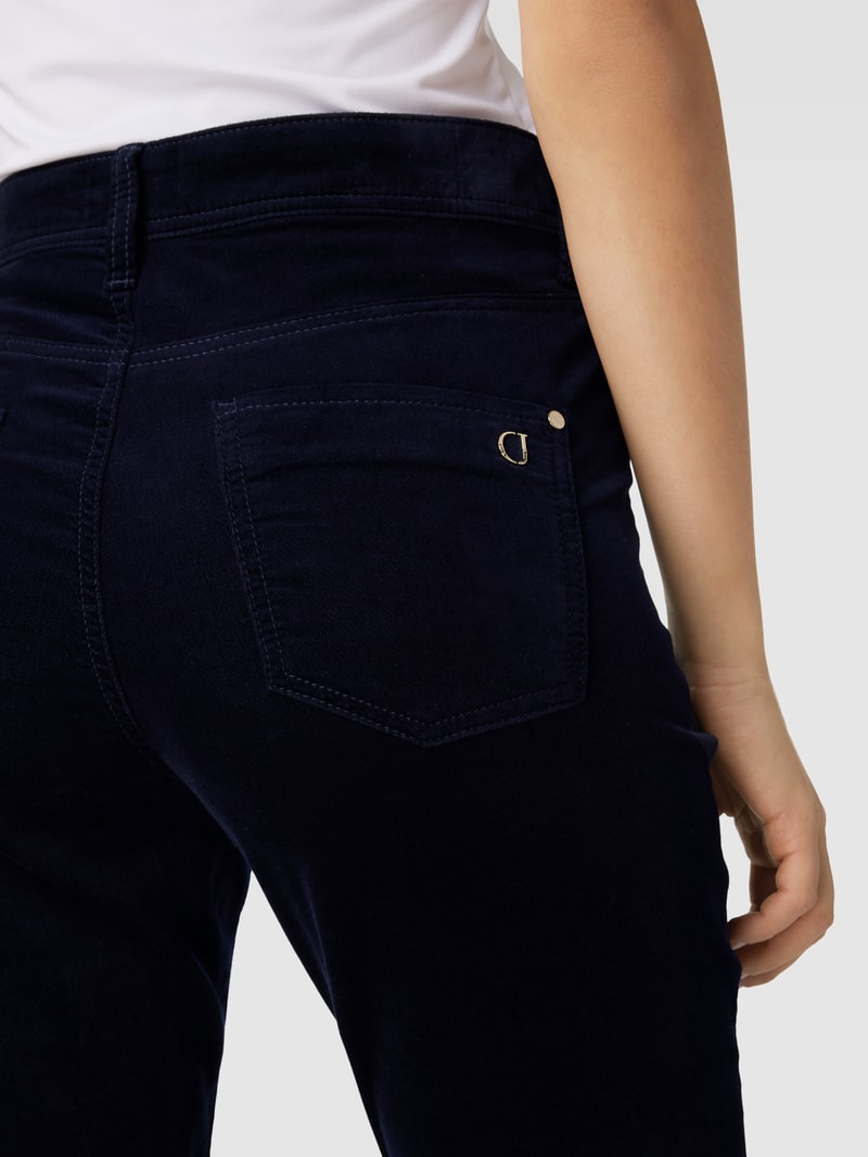Slim Fit Jeans im 5-Pocket-Design Modell 'PIPER' in marineblau