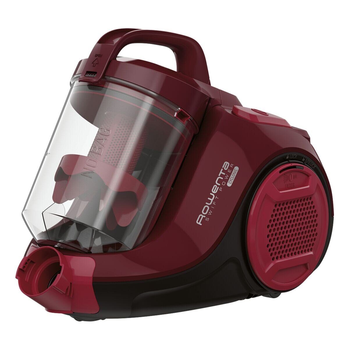 Rowenta Bodenstaubsauger Swift Power Cyclonic RO2933, 750 W, 750 W, beutellos